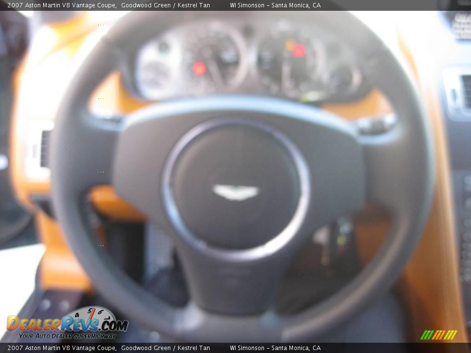 2007 Aston Martin V8 Vantage Coupe Goodwood Green / Kestrel Tan Photo #24