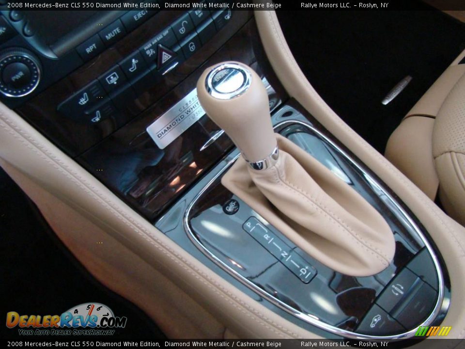 2008 Mercedes-Benz CLS 550 Diamond White Edition Diamond White Metallic / Cashmere Beige Photo #14