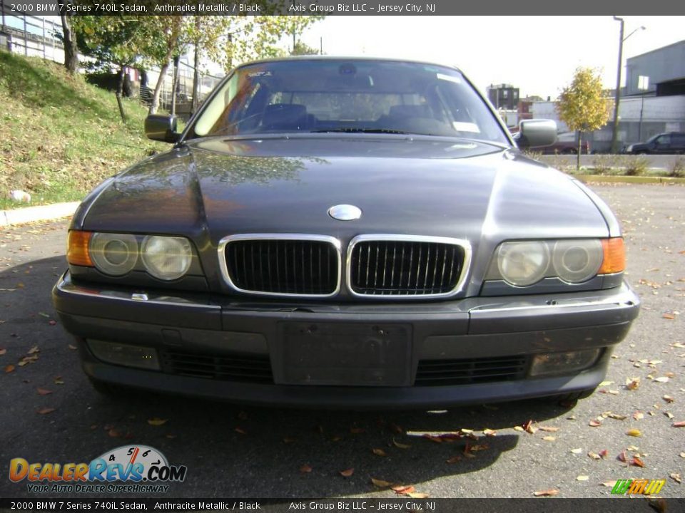 2000 BMW 7 Series 740iL Sedan Anthracite Metallic / Black Photo #2