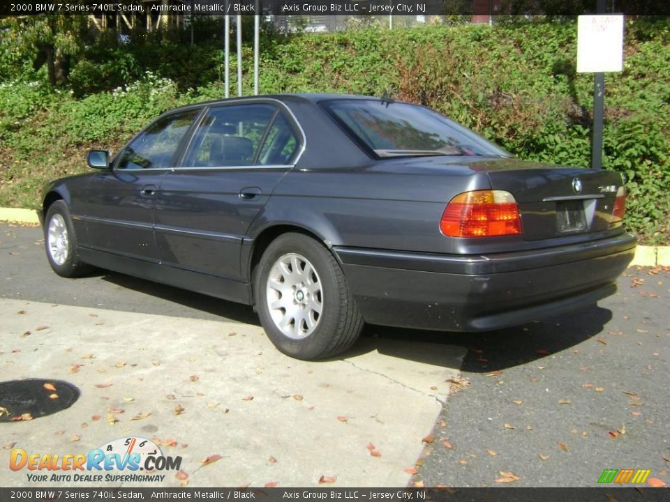 2000 BMW 7 Series 740iL Sedan Anthracite Metallic / Black Photo #7