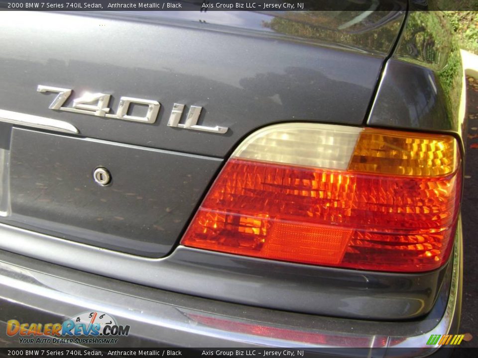 2000 BMW 7 Series 740iL Sedan Anthracite Metallic / Black Photo #8