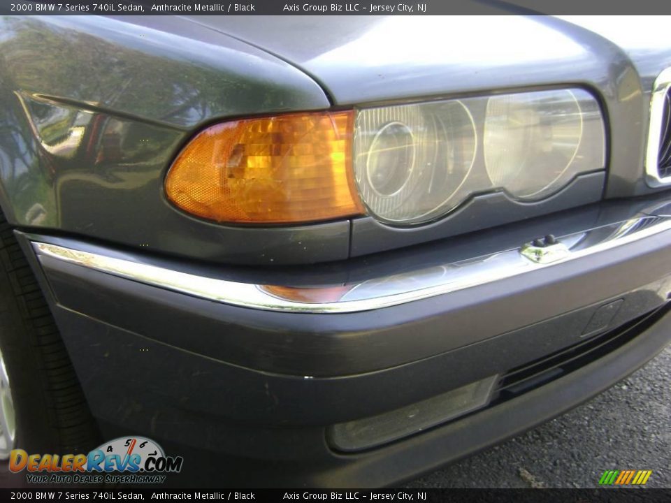 2000 BMW 7 Series 740iL Sedan Anthracite Metallic / Black Photo #9