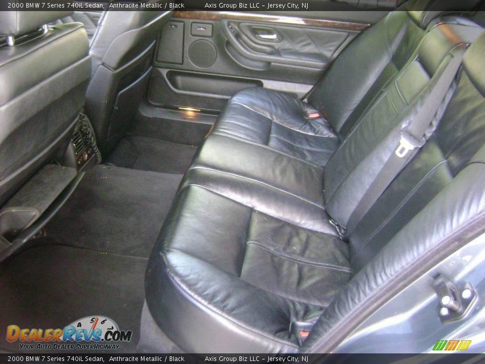 2000 BMW 7 Series 740iL Sedan Anthracite Metallic / Black Photo #14
