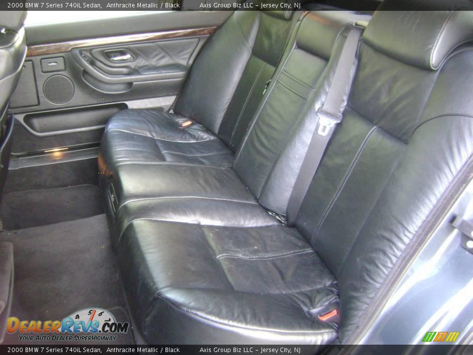 2000 BMW 7 Series 740iL Sedan Anthracite Metallic / Black Photo #15