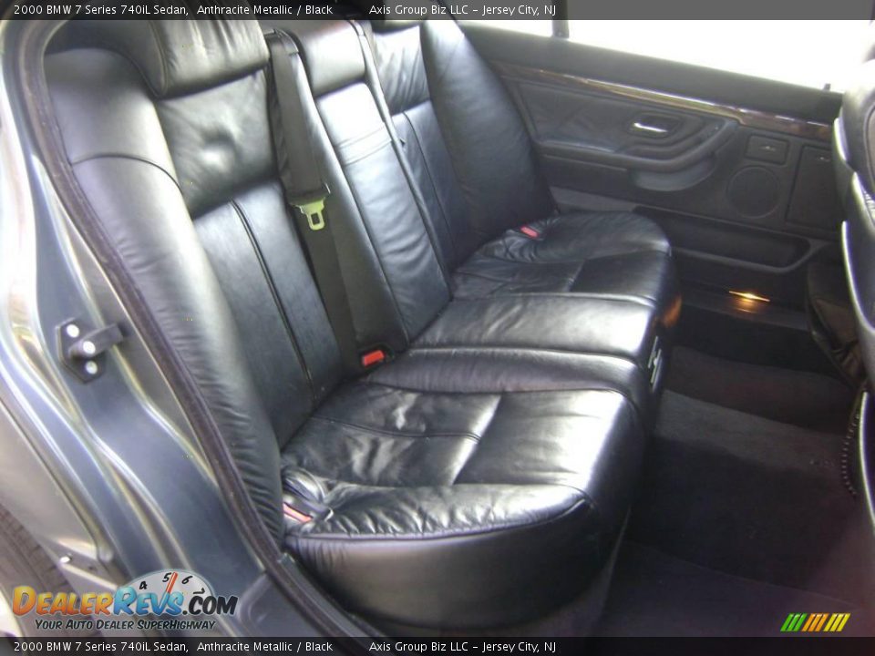 2000 BMW 7 Series 740iL Sedan Anthracite Metallic / Black Photo #17