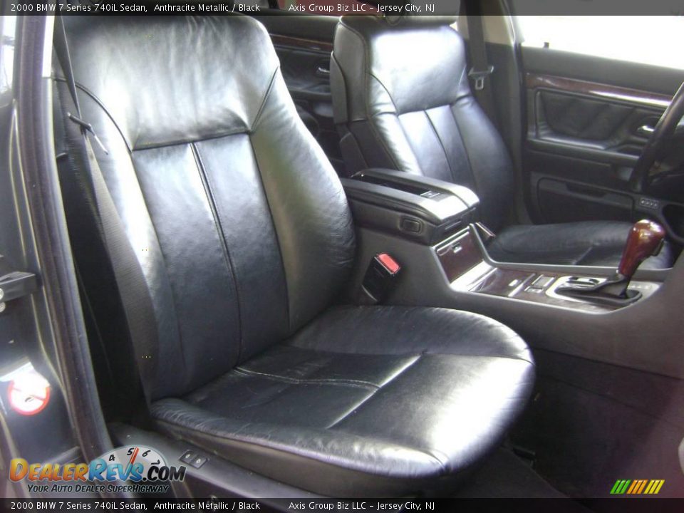 2000 BMW 7 Series 740iL Sedan Anthracite Metallic / Black Photo #19