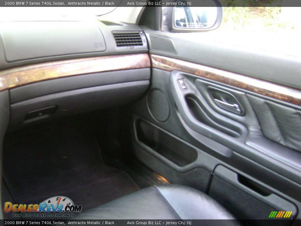 2000 BMW 7 Series 740iL Sedan Anthracite Metallic / Black Photo #22