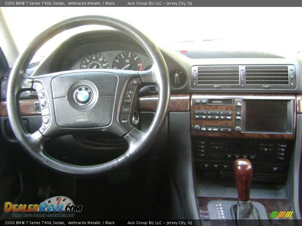 2000 BMW 7 Series 740iL Sedan Anthracite Metallic / Black Photo #24