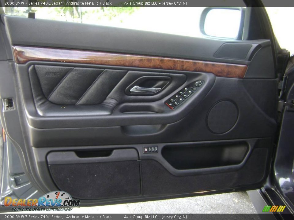 2000 BMW 7 Series 740iL Sedan Anthracite Metallic / Black Photo #25