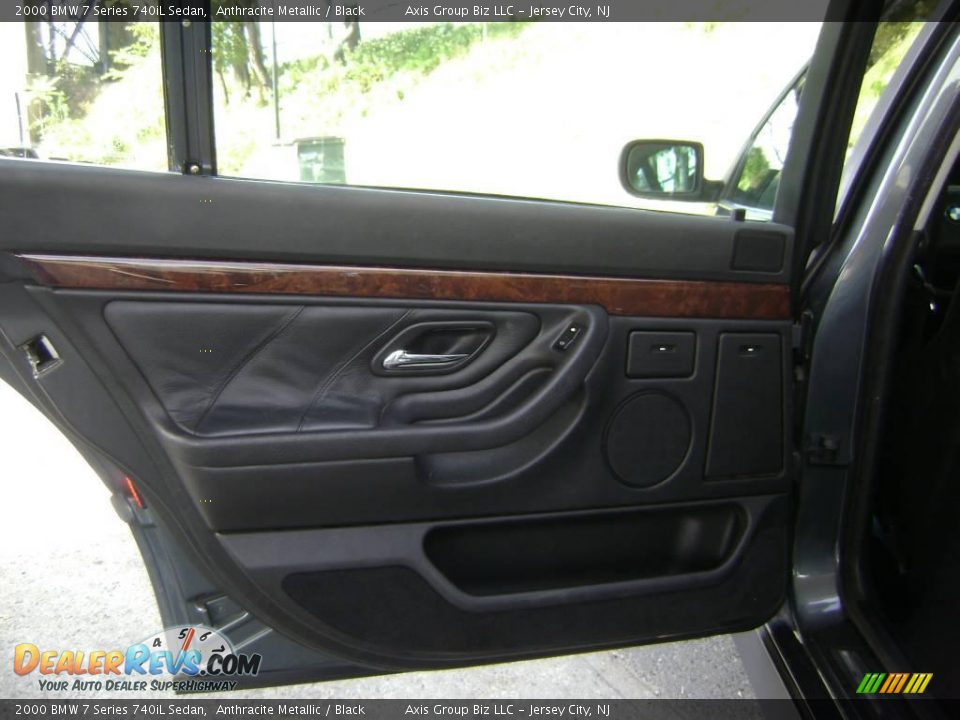 2000 BMW 7 Series 740iL Sedan Anthracite Metallic / Black Photo #26