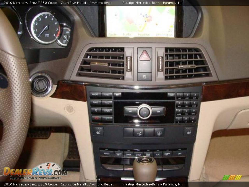 2010 Mercedes-Benz E 350 Coupe Capri Blue Metallic / Almond Beige Photo #12