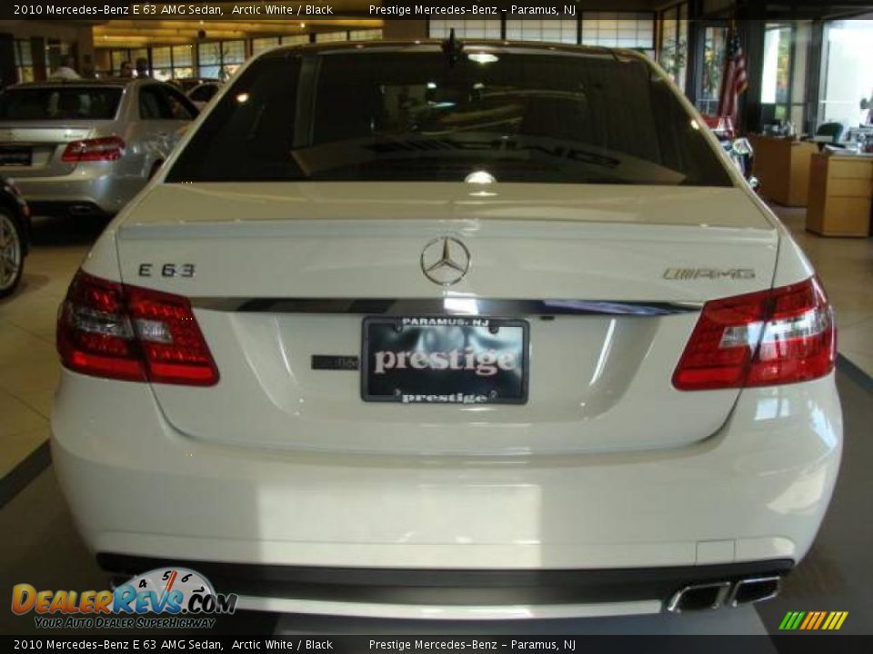 2010 Mercedes-Benz E 63 AMG Sedan Arctic White / Black Photo #5
