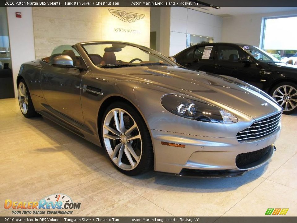 2010 Aston Martin DBS Volante Tungsten Silver / Chestnut Tan Photo #1