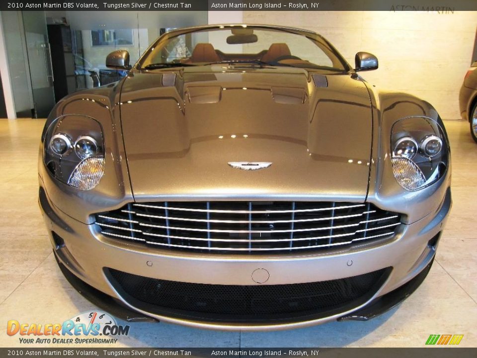 2010 Aston Martin DBS Volante Tungsten Silver / Chestnut Tan Photo #2
