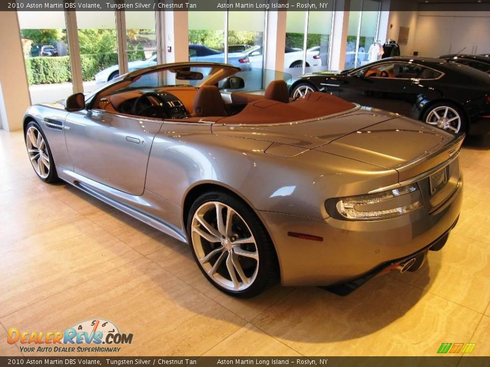 2010 Aston Martin DBS Volante Tungsten Silver / Chestnut Tan Photo #4