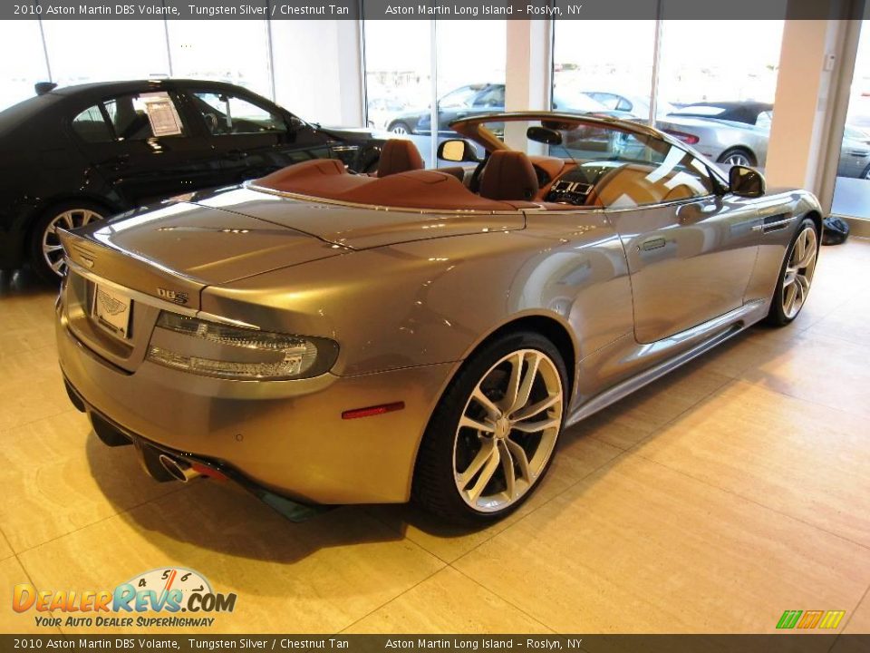 2010 Aston Martin DBS Volante Tungsten Silver / Chestnut Tan Photo #5