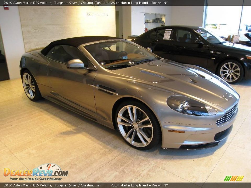 2010 Aston Martin DBS Volante Tungsten Silver / Chestnut Tan Photo #10