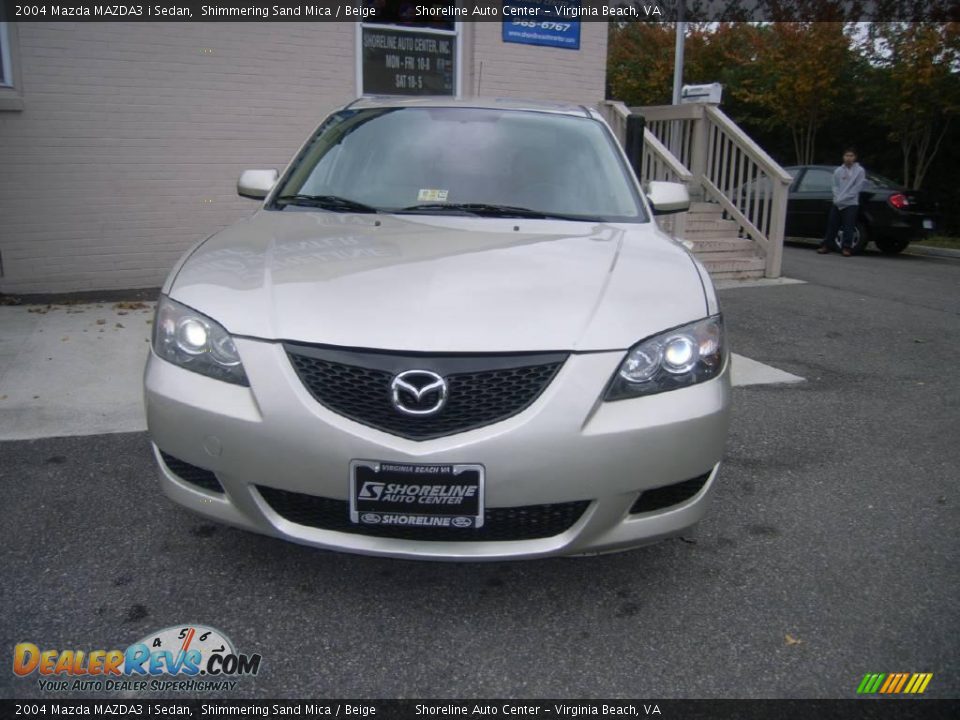 2004 Mazda MAZDA3 i Sedan Shimmering Sand Mica / Beige Photo #1