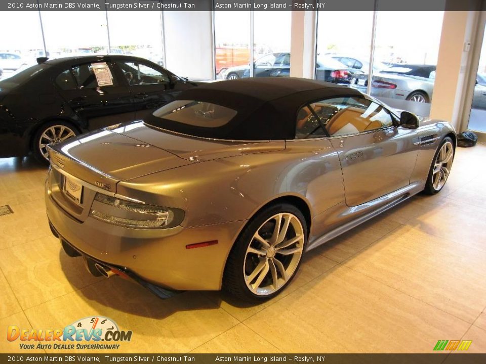 2010 Aston Martin DBS Volante Tungsten Silver / Chestnut Tan Photo #11