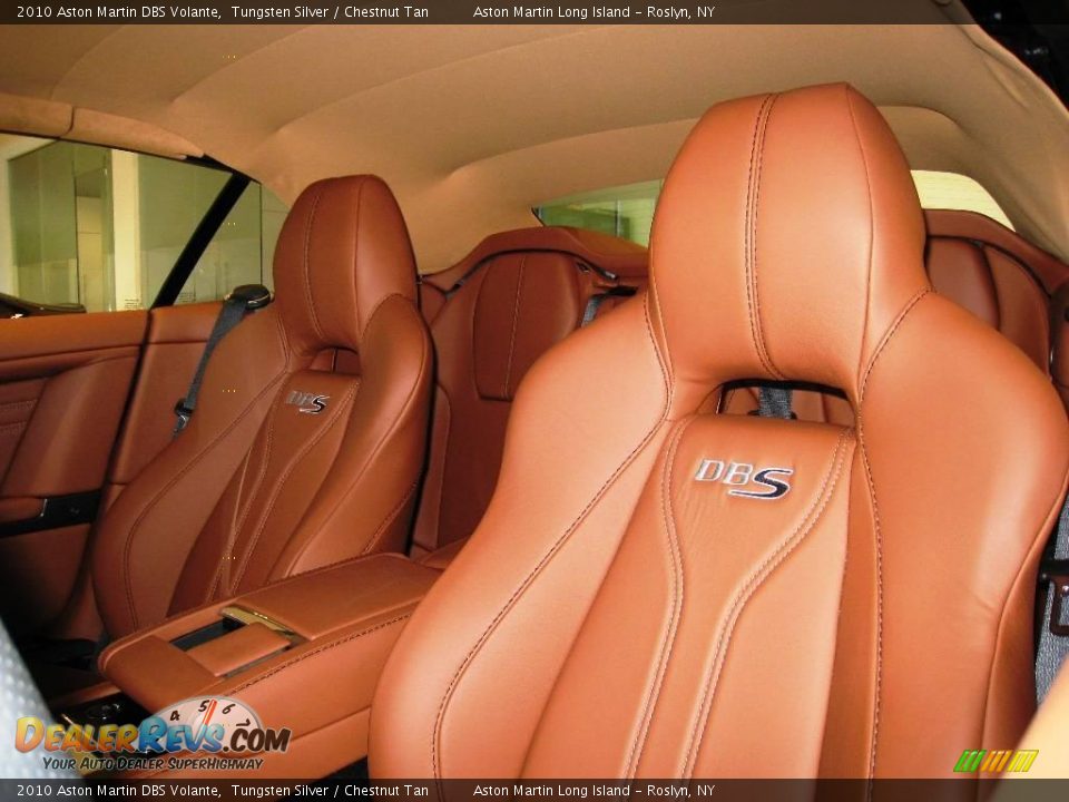 2010 Aston Martin DBS Volante Tungsten Silver / Chestnut Tan Photo #12