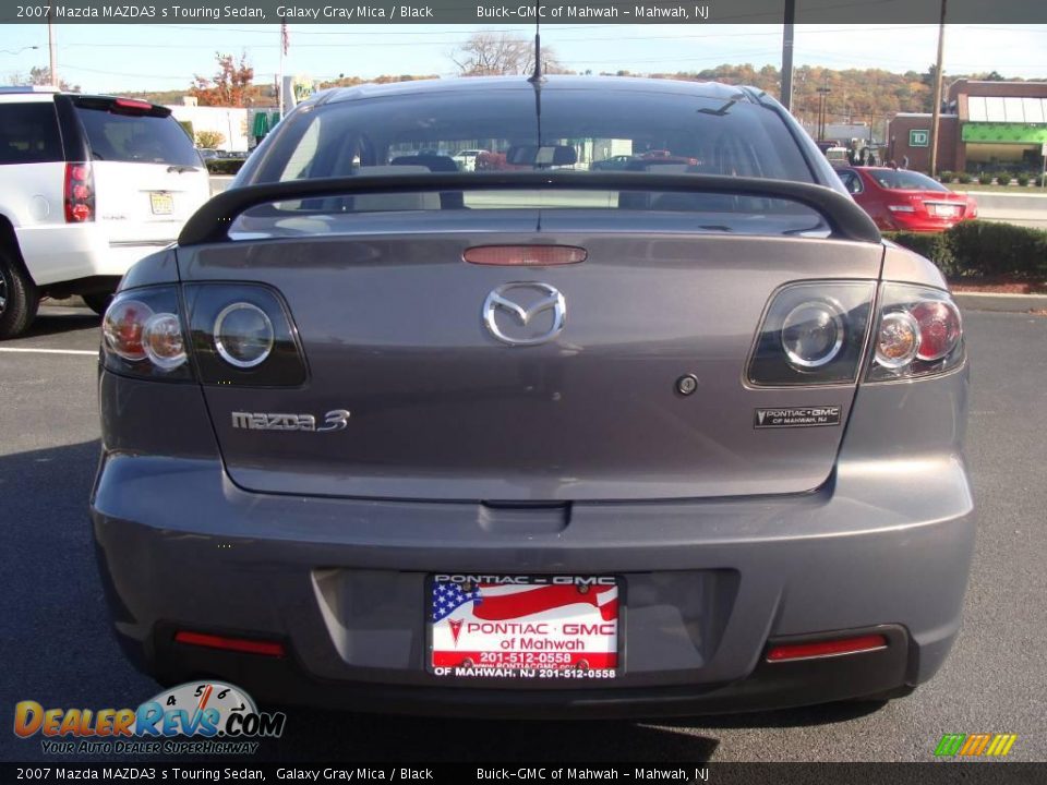 2007 Mazda MAZDA3 s Touring Sedan Galaxy Gray Mica / Black Photo #6