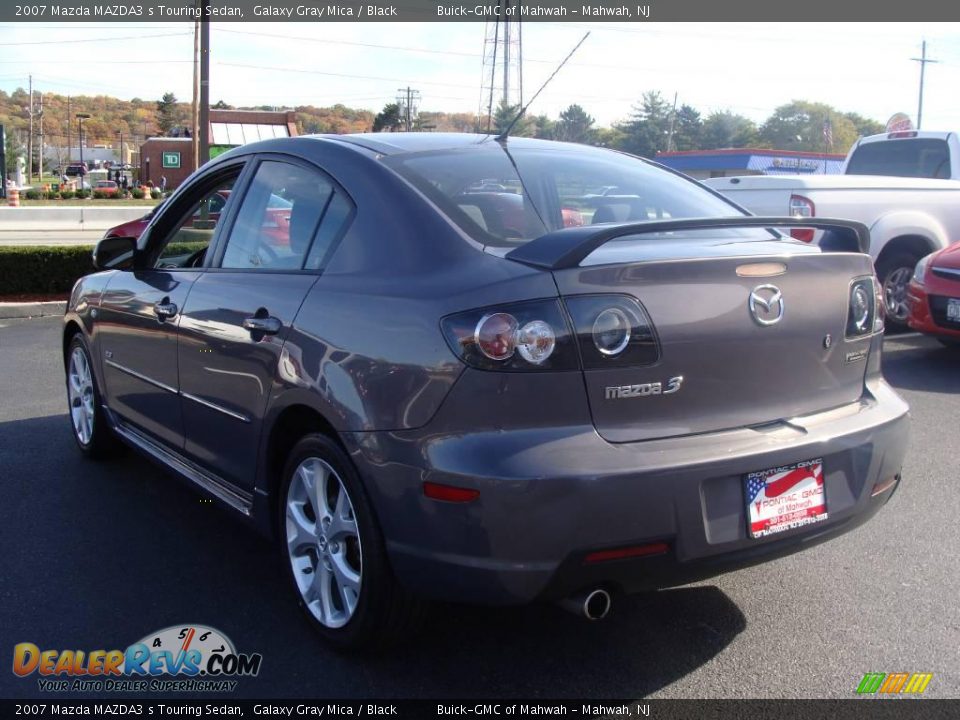 2007 Mazda MAZDA3 s Touring Sedan Galaxy Gray Mica / Black Photo #7