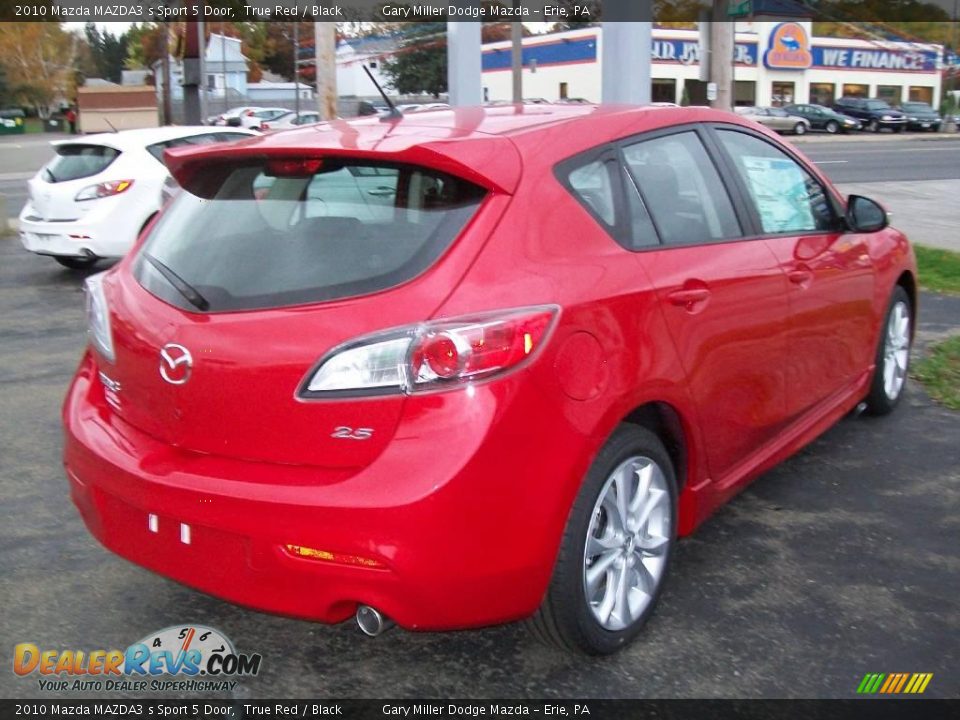 2010 Mazda MAZDA3 s Sport 5 Door True Red / Black Photo #6