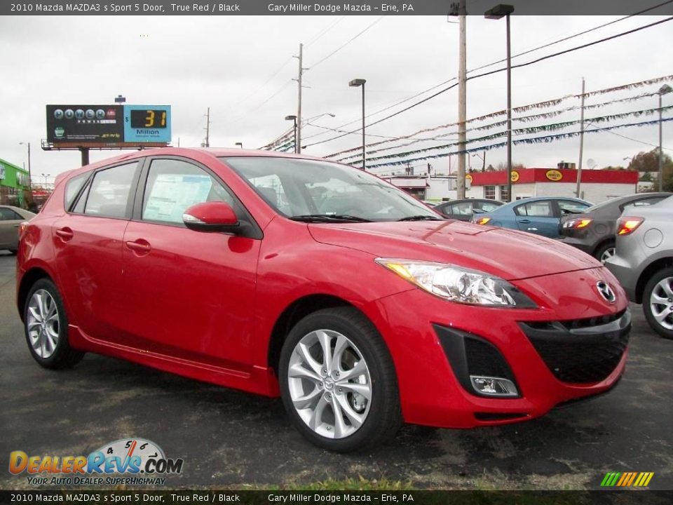 2010 Mazda MAZDA3 s Sport 5 Door True Red / Black Photo #7