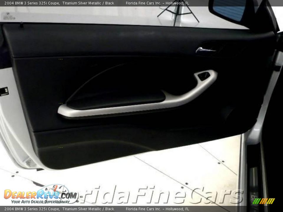 2004 BMW 3 Series 325i Coupe Titanium Silver Metallic / Black Photo #11