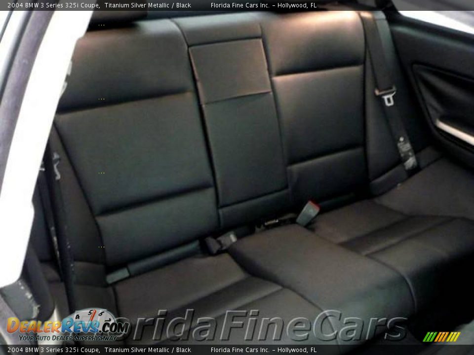 2004 BMW 3 Series 325i Coupe Titanium Silver Metallic / Black Photo #14