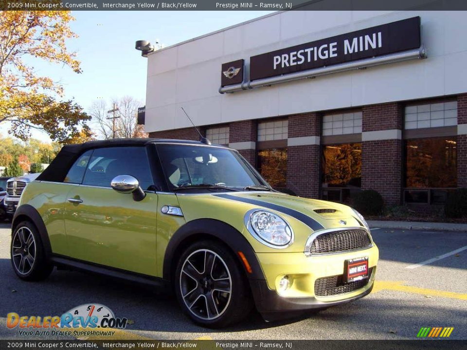 2009 Mini Cooper S Convertible Interchange Yellow / Black/Yellow Photo #1