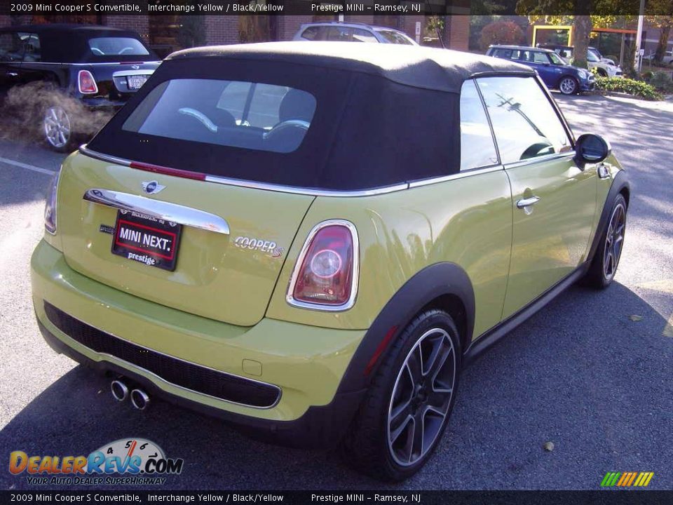 2009 Mini Cooper S Convertible Interchange Yellow / Black/Yellow Photo #2