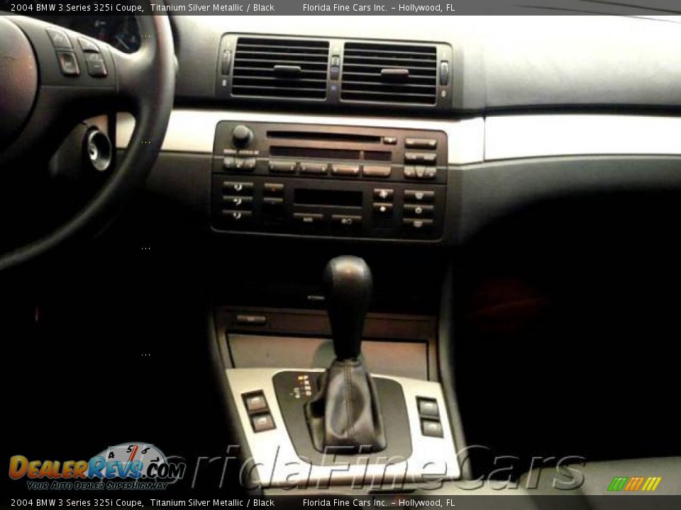 2004 BMW 3 Series 325i Coupe Titanium Silver Metallic / Black Photo #17