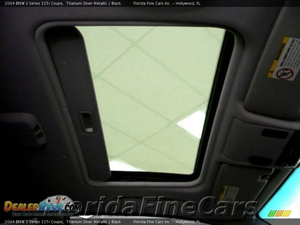 2004 BMW 3 Series 325i Coupe Titanium Silver Metallic / Black Photo #18