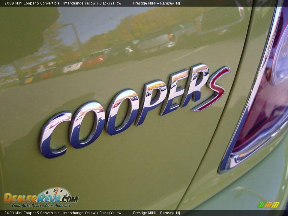 2009 Mini Cooper S Convertible Interchange Yellow / Black/Yellow Photo #4