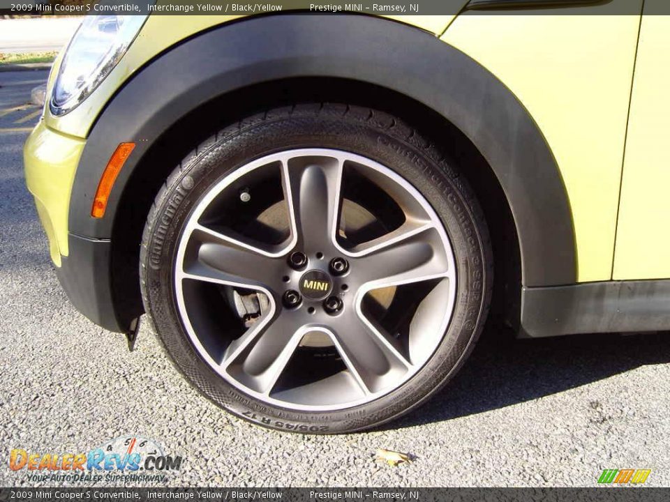 2009 Mini Cooper S Convertible Interchange Yellow / Black/Yellow Photo #5