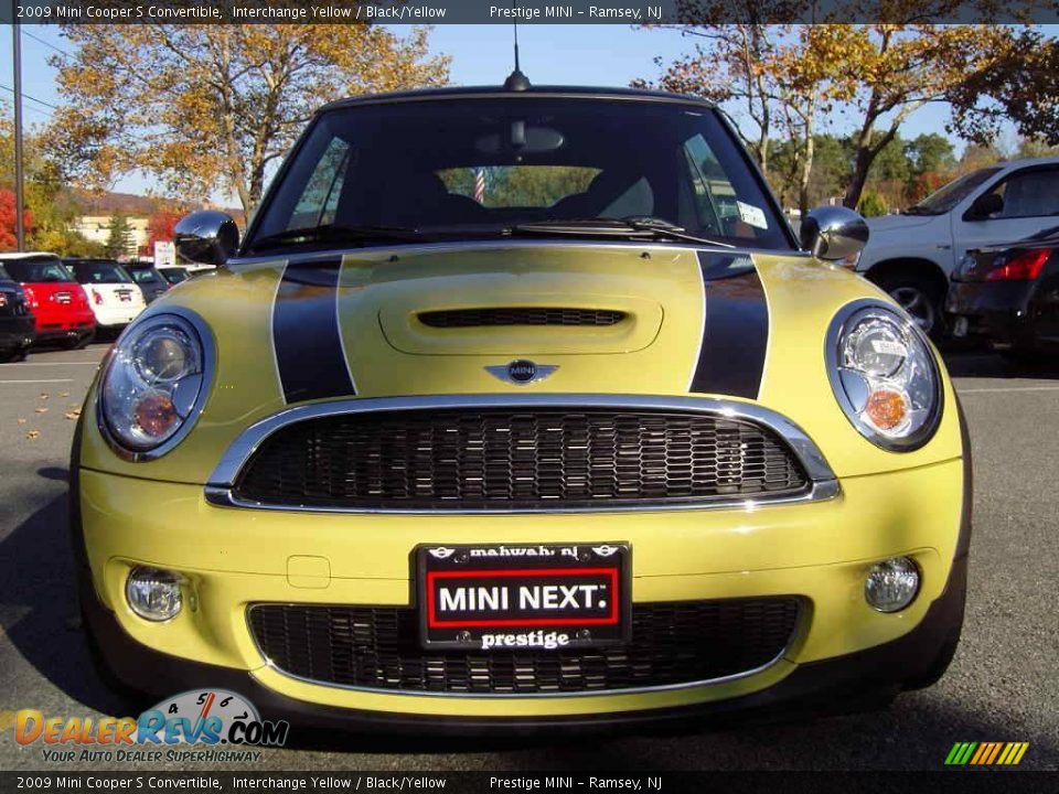 2009 Mini Cooper S Convertible Interchange Yellow / Black/Yellow Photo #16