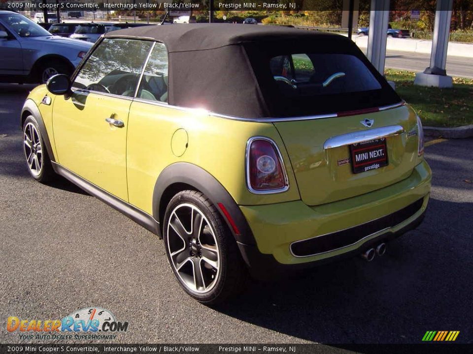 2009 Mini Cooper S Convertible Interchange Yellow / Black/Yellow Photo #19