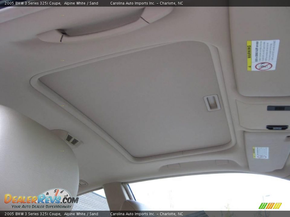 2005 BMW 3 Series 325i Coupe Alpine White / Sand Photo #22