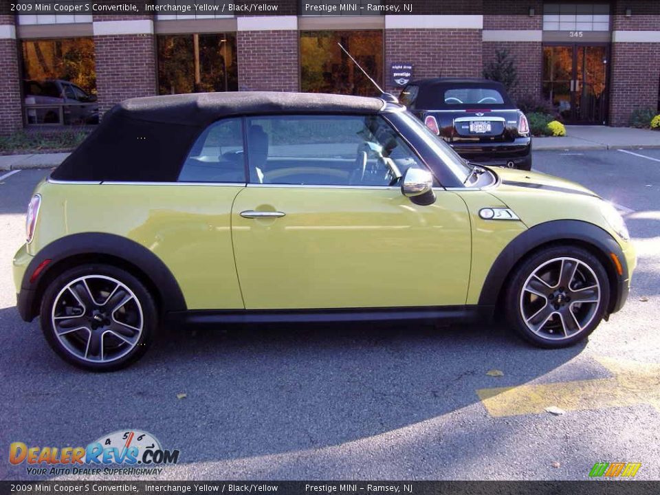2009 Mini Cooper S Convertible Interchange Yellow / Black/Yellow Photo #22