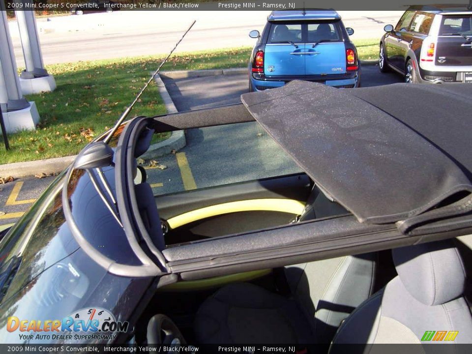 2009 Mini Cooper S Convertible Interchange Yellow / Black/Yellow Photo #23