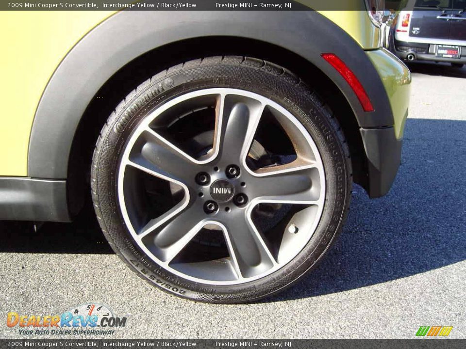 2009 Mini Cooper S Convertible Interchange Yellow / Black/Yellow Photo #32