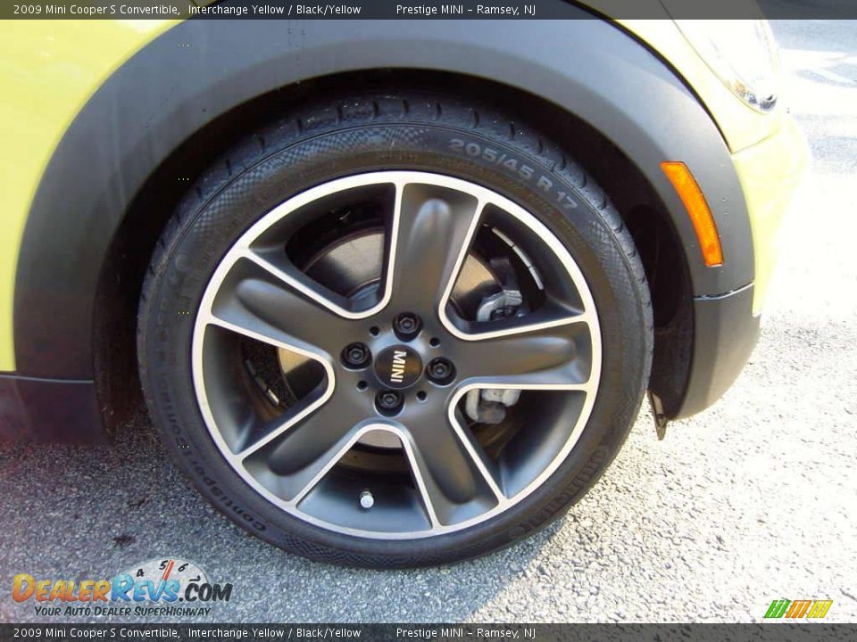 2009 Mini Cooper S Convertible Interchange Yellow / Black/Yellow Photo #34