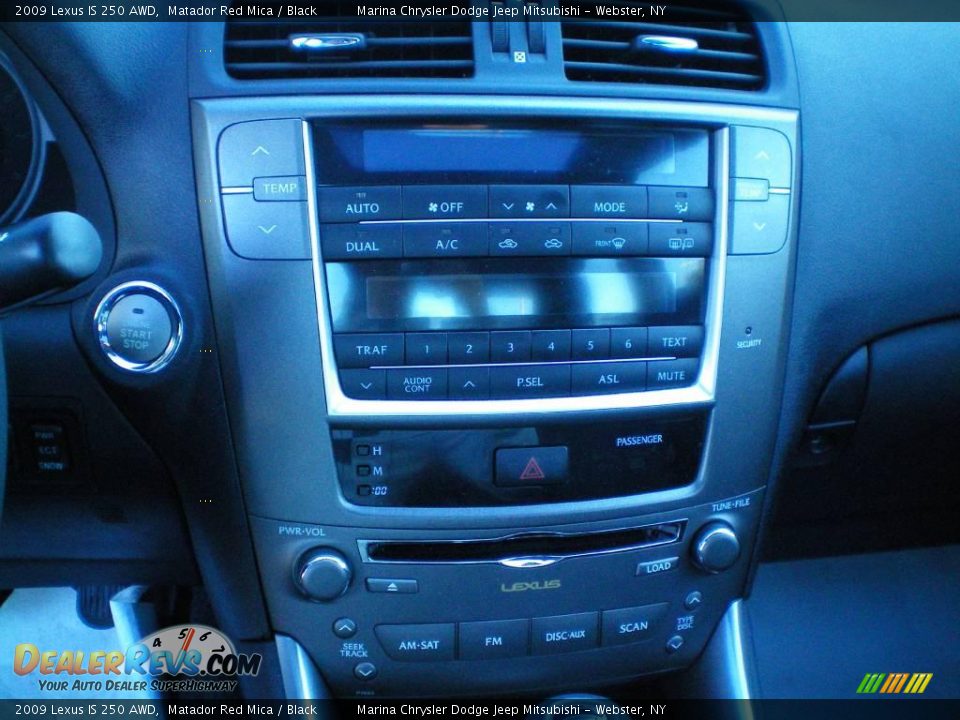 2009 Lexus IS 250 AWD Matador Red Mica / Black Photo #2