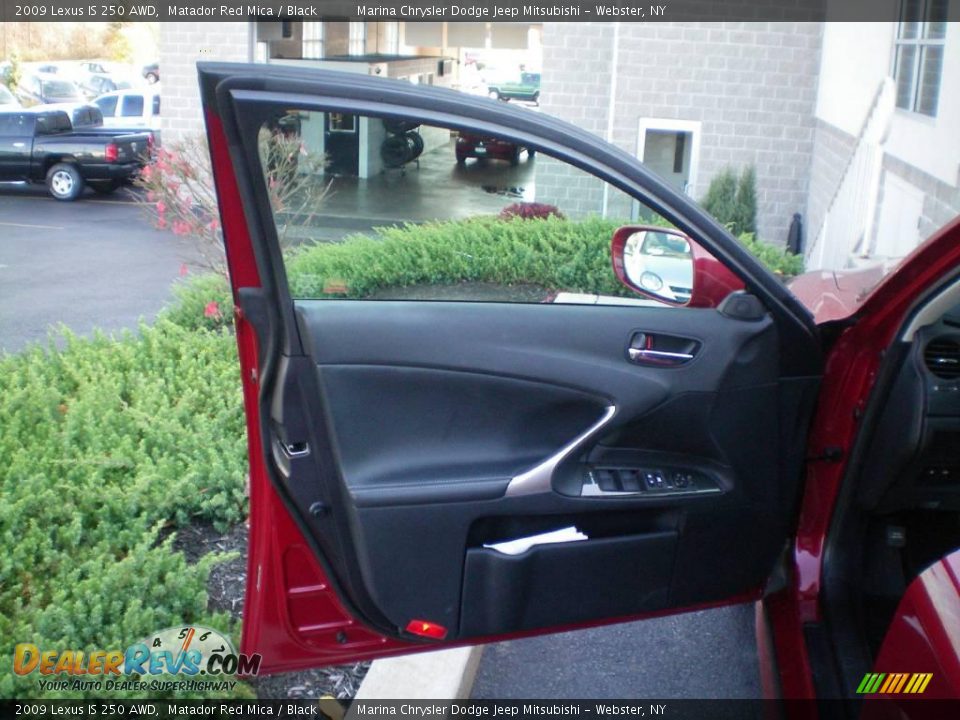 2009 Lexus IS 250 AWD Matador Red Mica / Black Photo #10