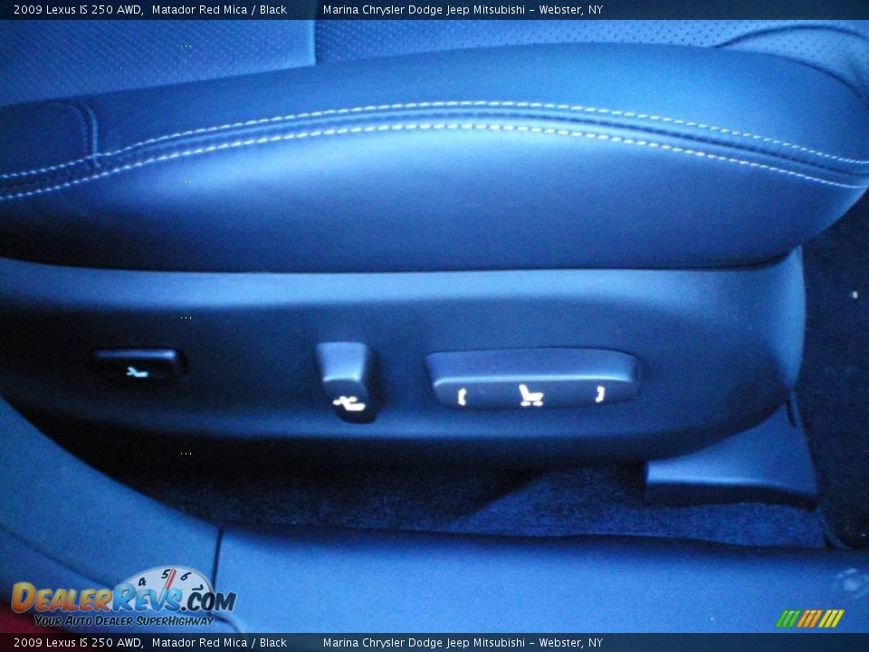 2009 Lexus IS 250 AWD Matador Red Mica / Black Photo #14