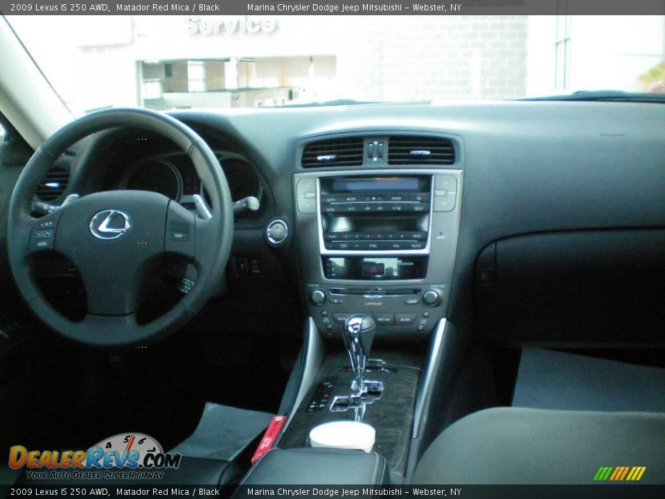 2009 Lexus IS 250 AWD Matador Red Mica / Black Photo #16