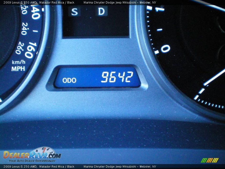 2009 Lexus IS 250 AWD Matador Red Mica / Black Photo #18
