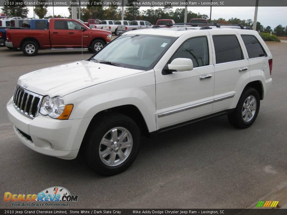 2010 Jeep Grand Cherokee Limited Stone White / Dark Slate Gray Photo #1