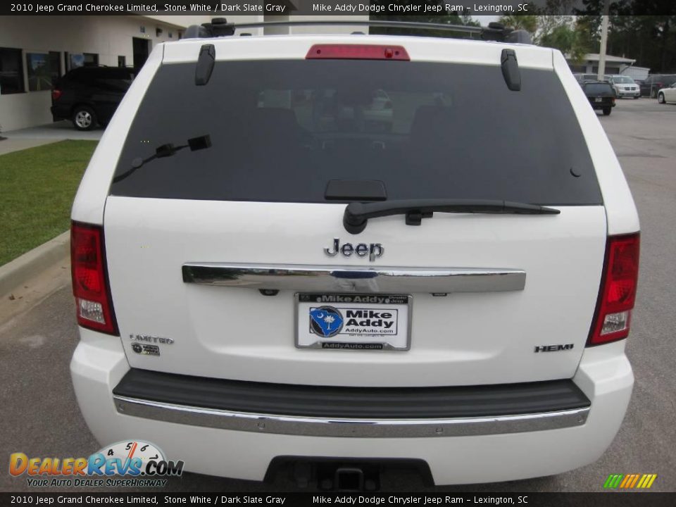 2010 Jeep Grand Cherokee Limited Stone White / Dark Slate Gray Photo #7
